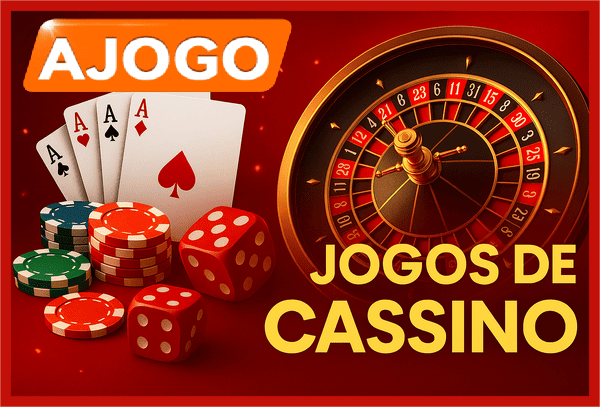 Variedade de jogos AJOGO com 2.500 opções.