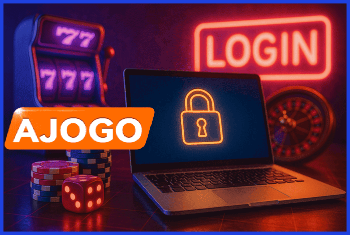 Passo a passo de registro e login na plataforma AJOGO